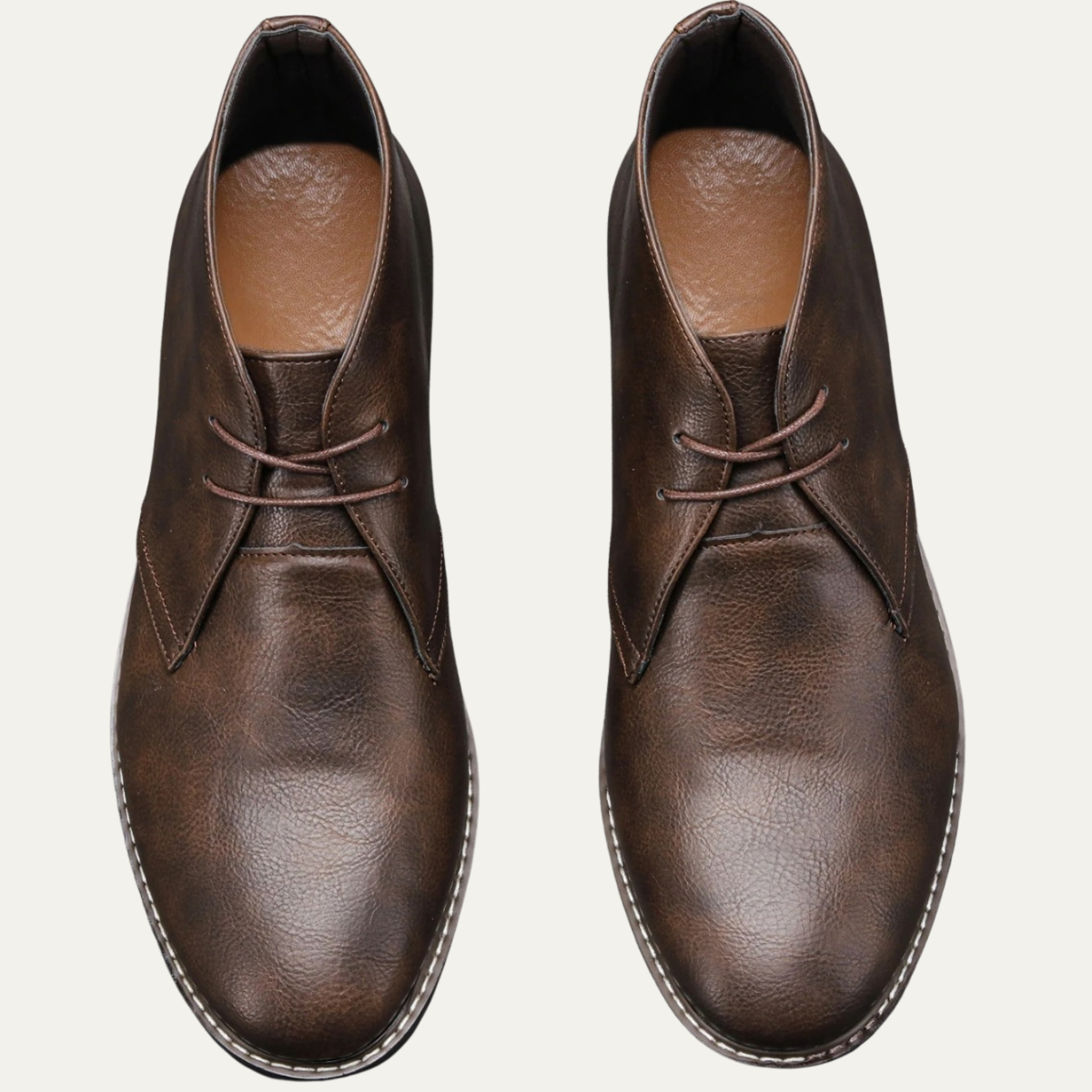The Wildmere Bottines Vintage en Cuir Marron pour Homme