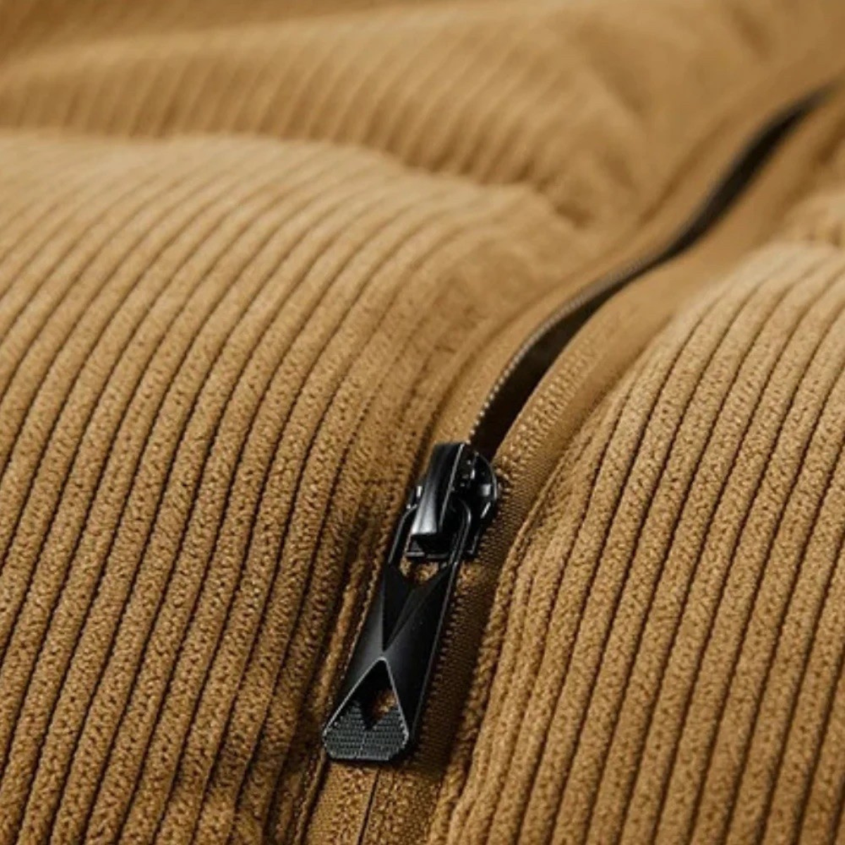 The Penzance – Gilet Doudoune Homme Sans Manches Velours Côtelé Poches Cargo