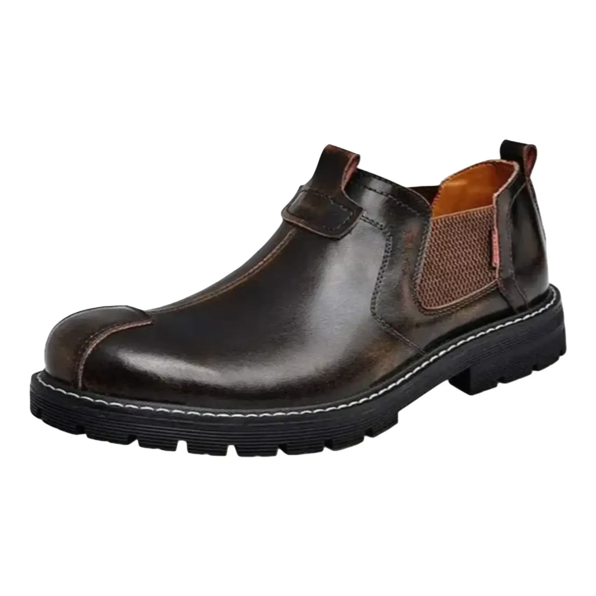 The La Thuile Bottes Chelsea à enfiler en cuir pour homme