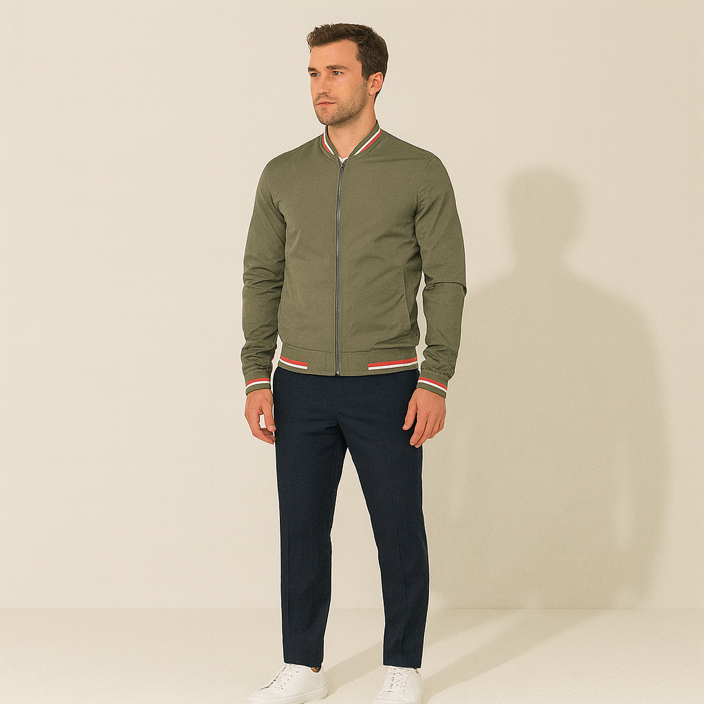 The Balmoral Blouson aviateur – Coupe ajustée Casual Zip Up