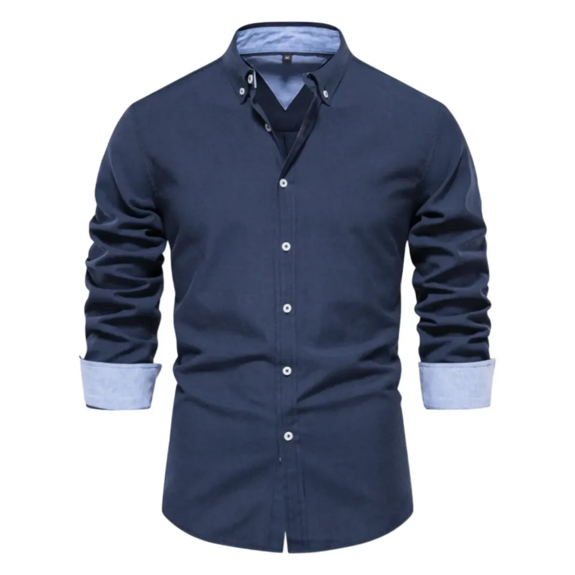 The Conegliano Chemise Ajustée pour Homme – Haut à Manches Longues et Boutons