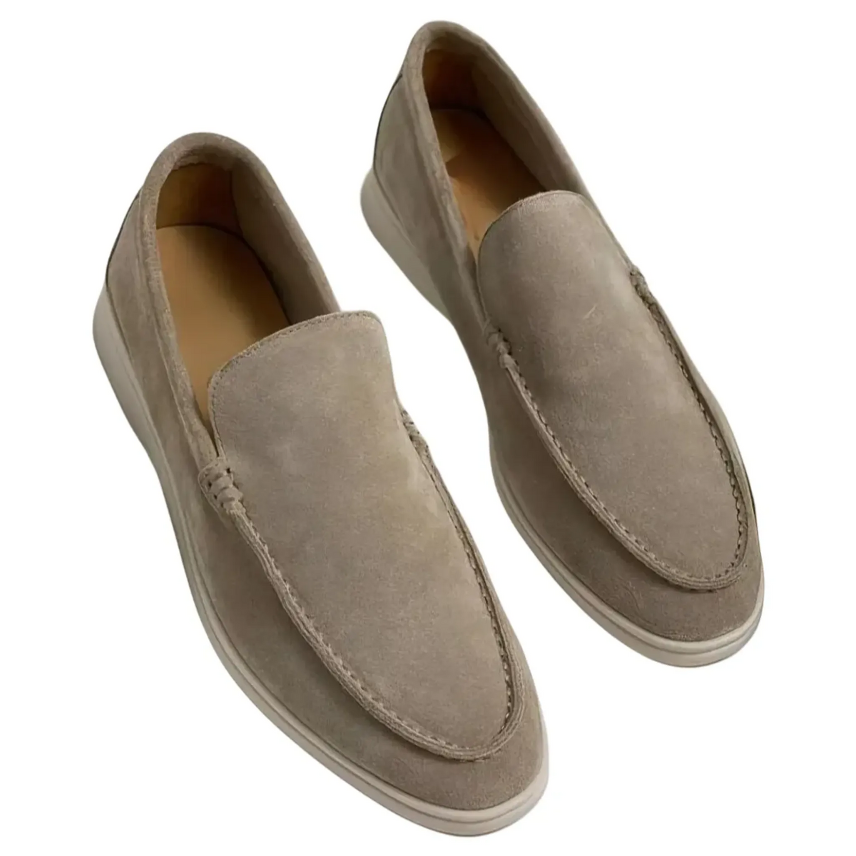 The Chiavari Mocassins en daim à enfiler pour homme