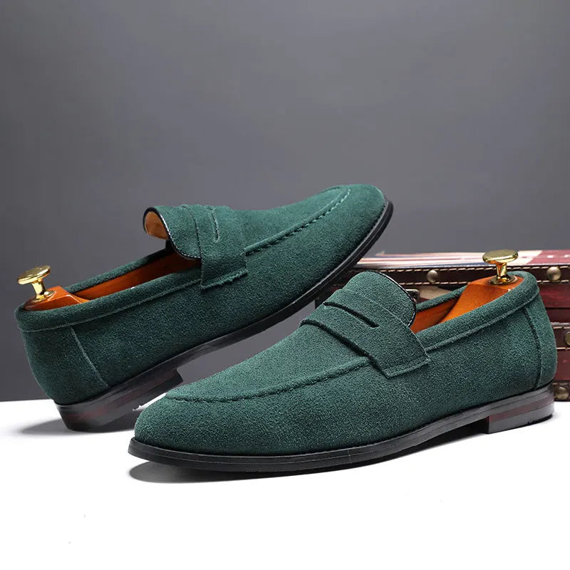 The Urbino Mocassins élégants en daim pour homme