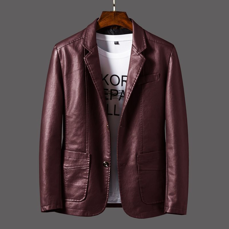 The Sheffield Blazer élégant en cuir pour homme