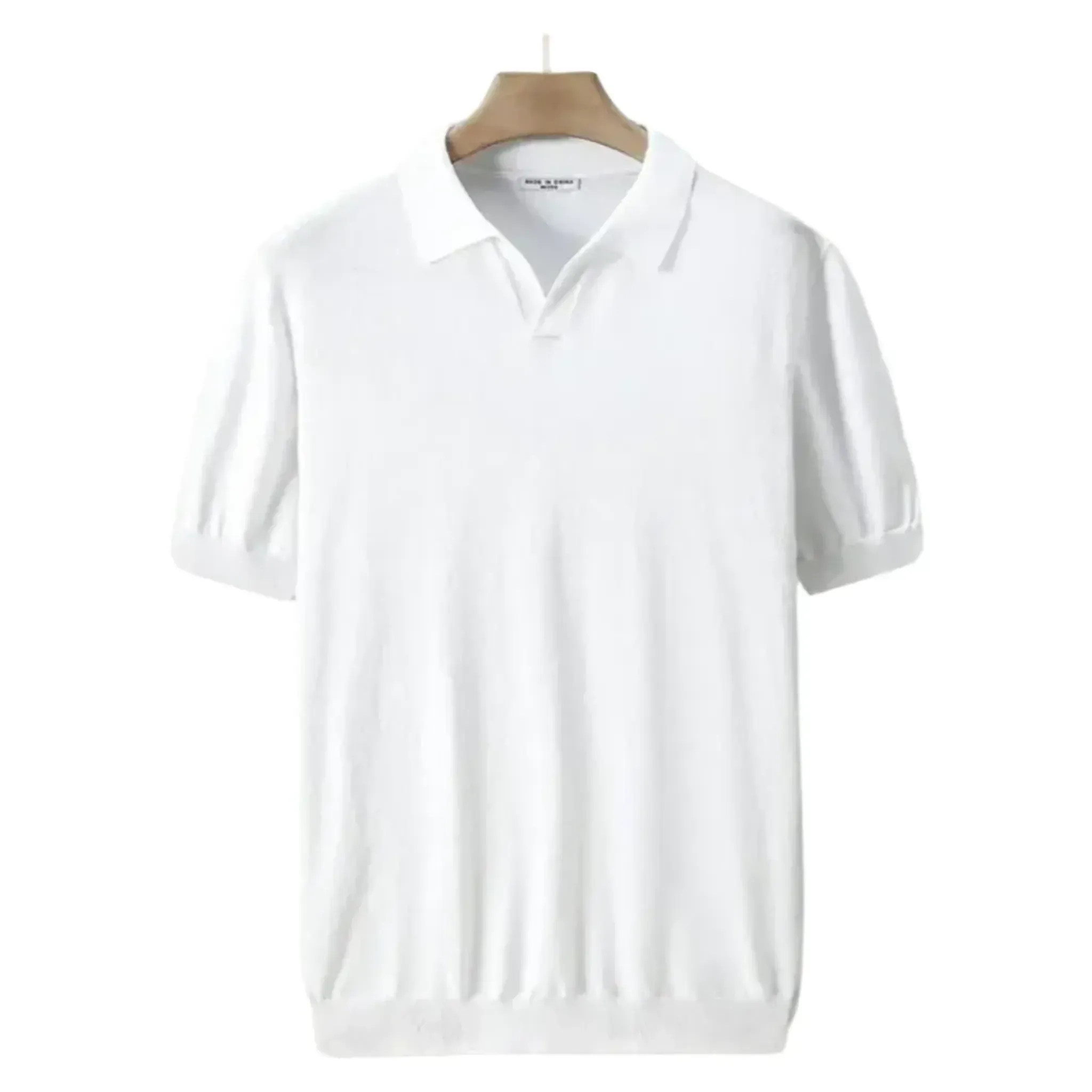 The Finale Ligure Polo Tricoté pour Homme – Haut Décontracté à Manches Courtes d’Été