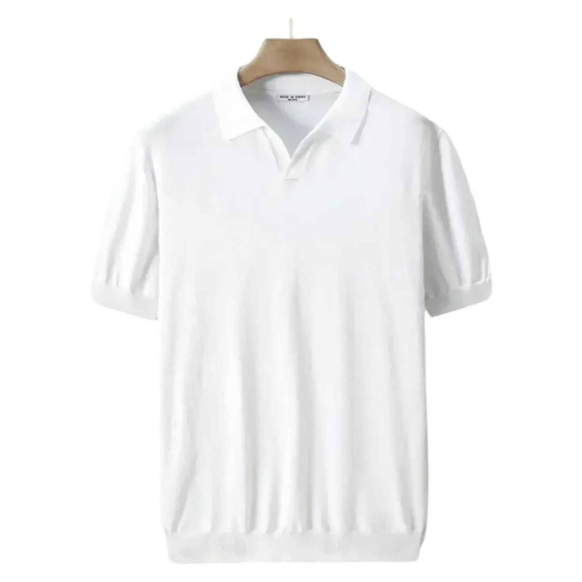 The Finale Ligure Polo Tricoté pour Homme – Haut Décontracté à Manches Courtes d’Été