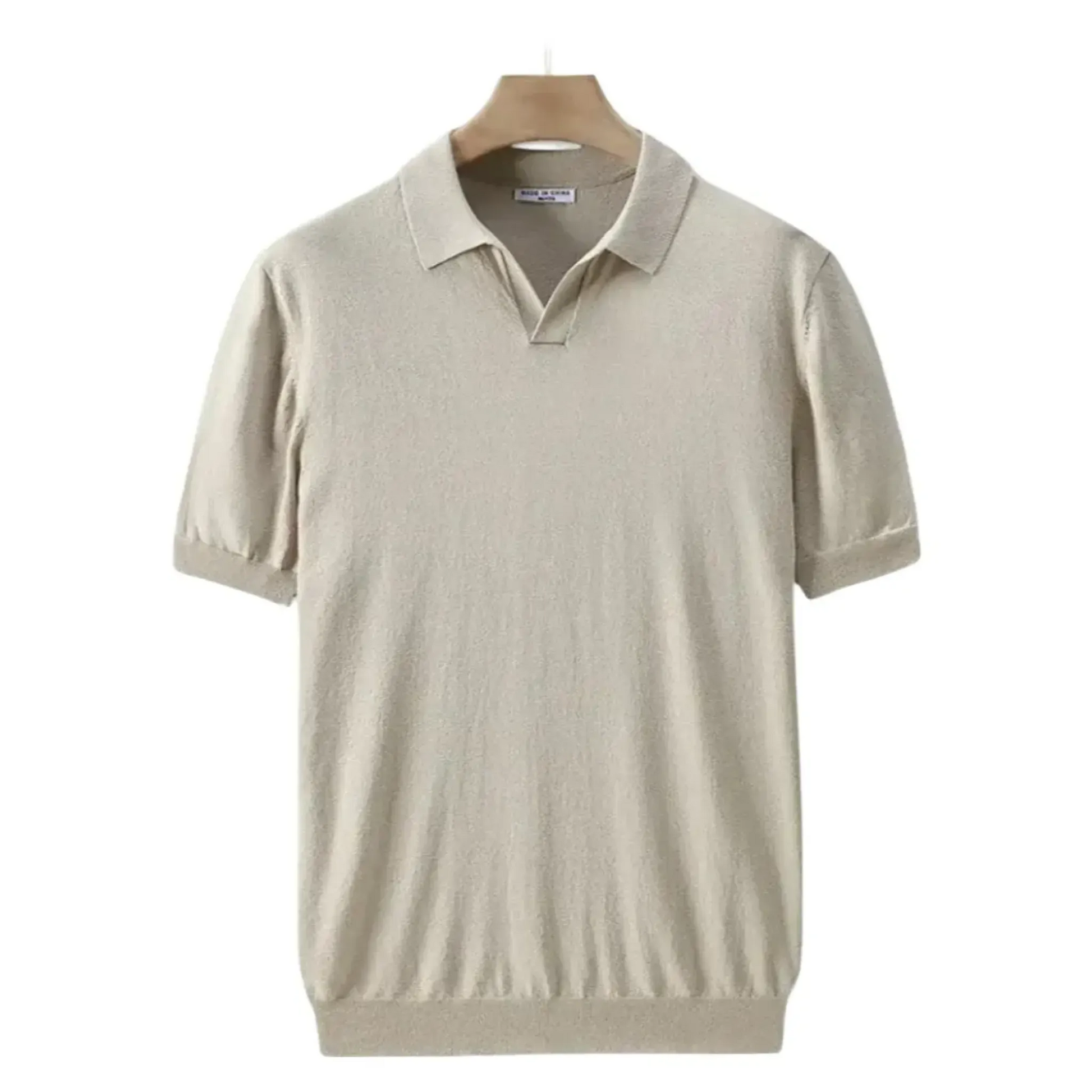 The Finale Ligure Polo Tricoté pour Homme – Haut Décontracté à Manches Courtes d’Été