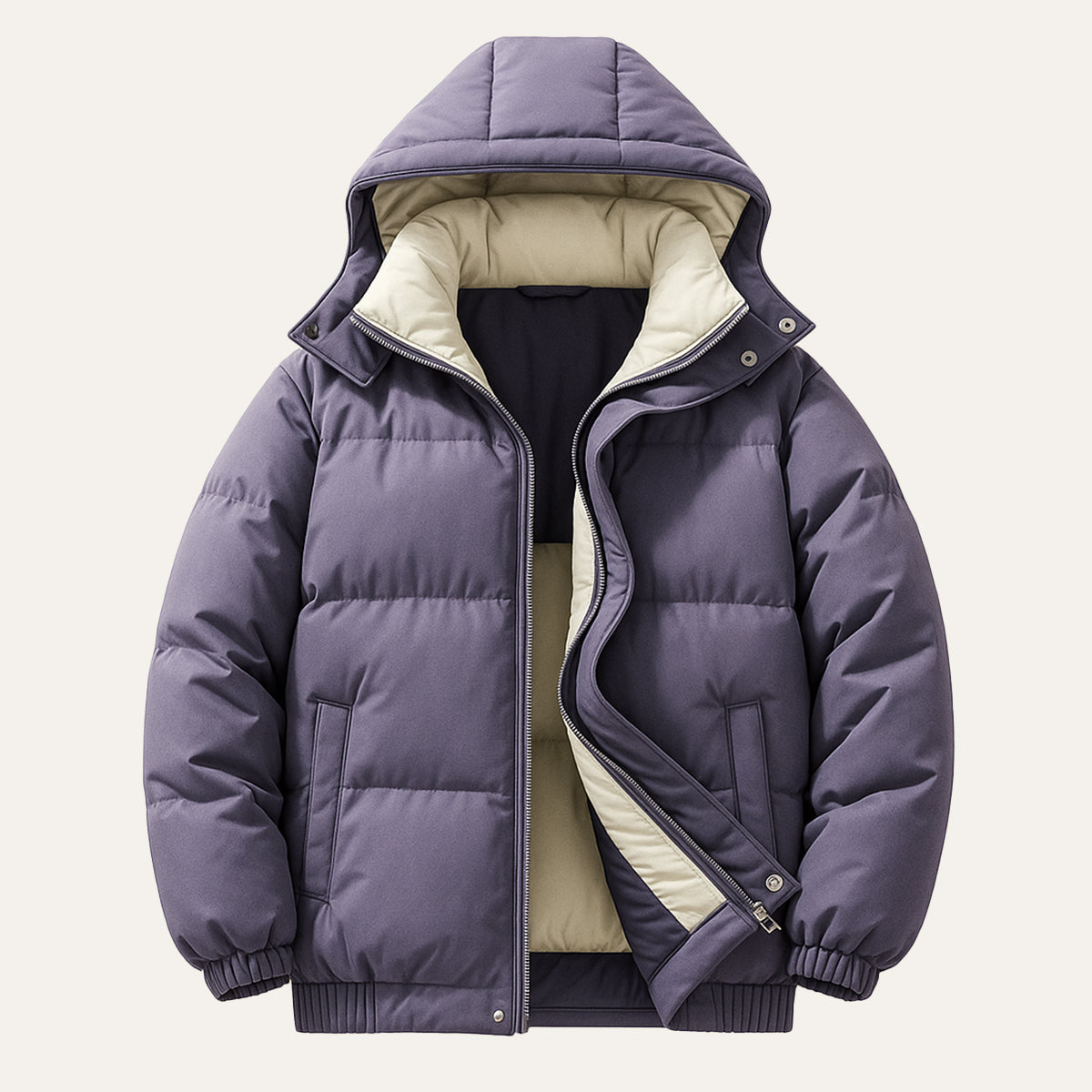 The Berlin Doudoune à capuche pour homme - Parka imperméable en duvet