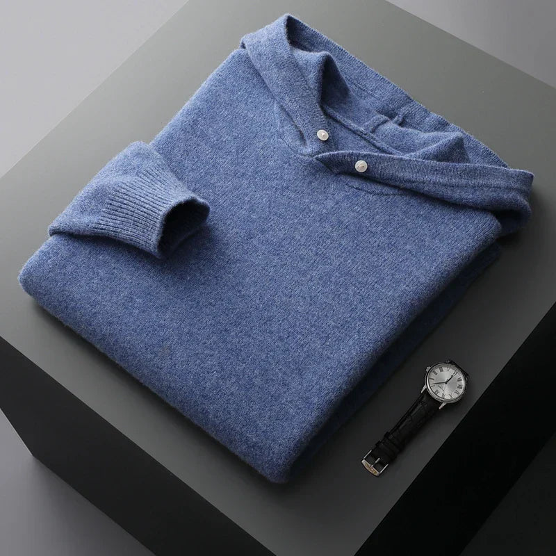 The Paddington Sweat à capuche en cachemire mélangé pour homme