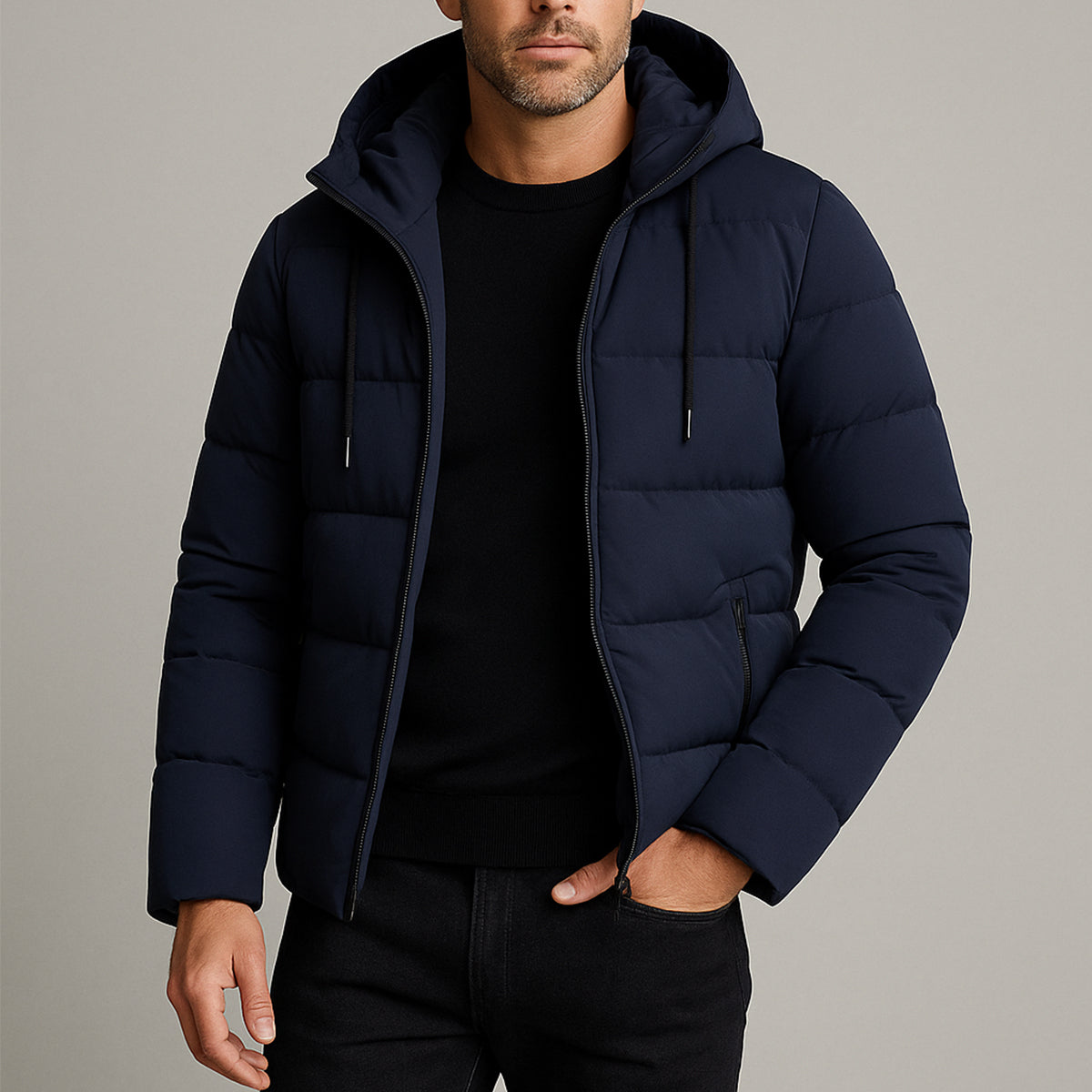 The Edinburgh Parka imperméable pour homme - Doudoune d'hiver à capuche