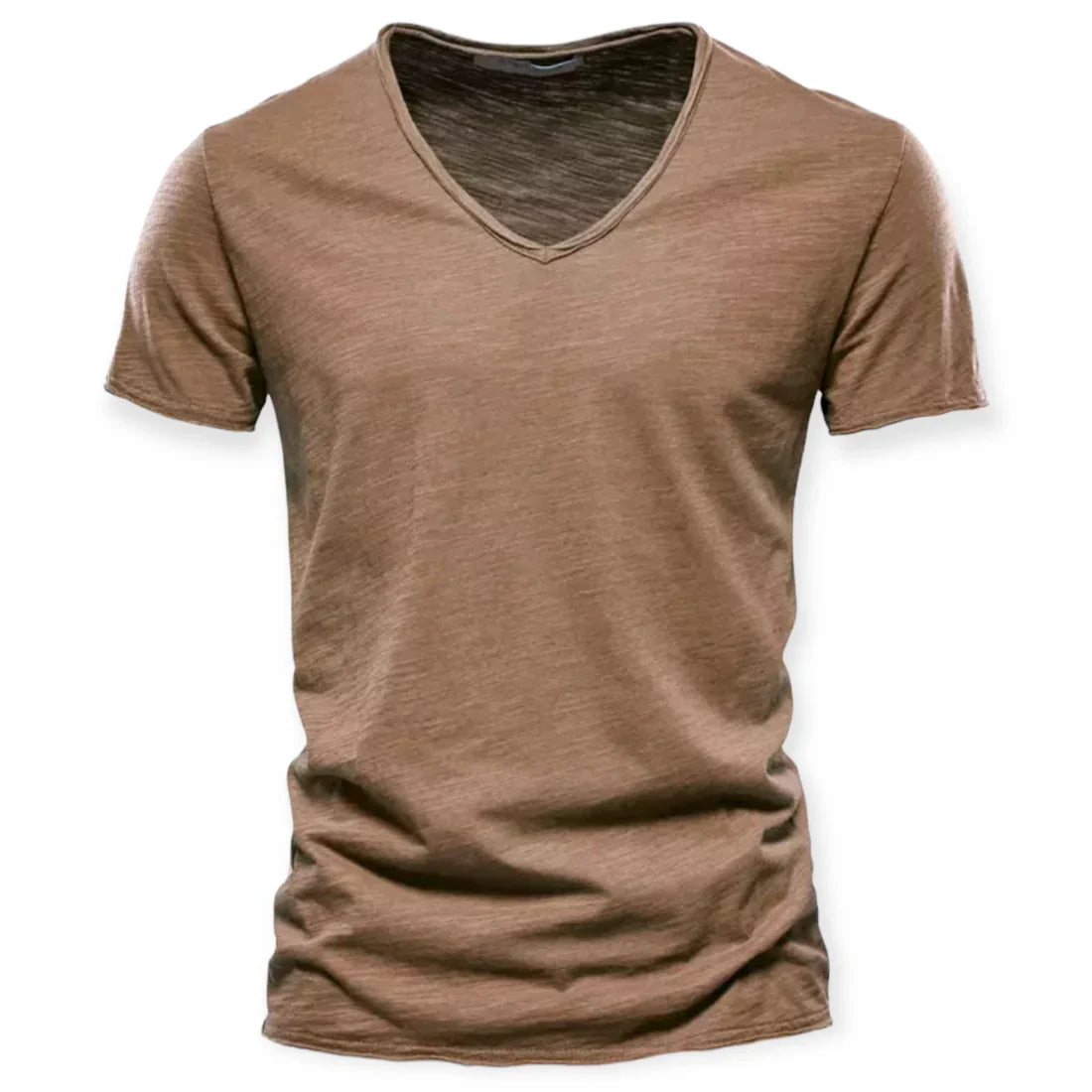 The Ortisei T-shirt classique à manches courtes et col en V pour homme