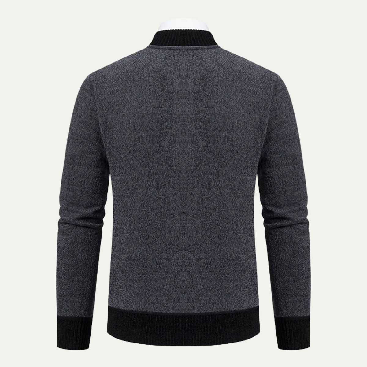 The Clapham – Cardigan Zippé en Maille pour Homme