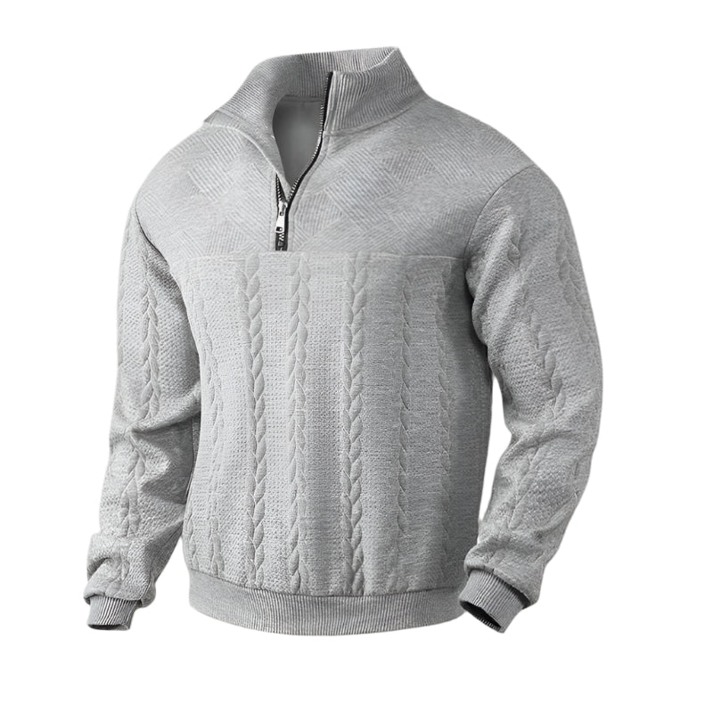 The Amalfi Pull demi zip pour homme à col zippé