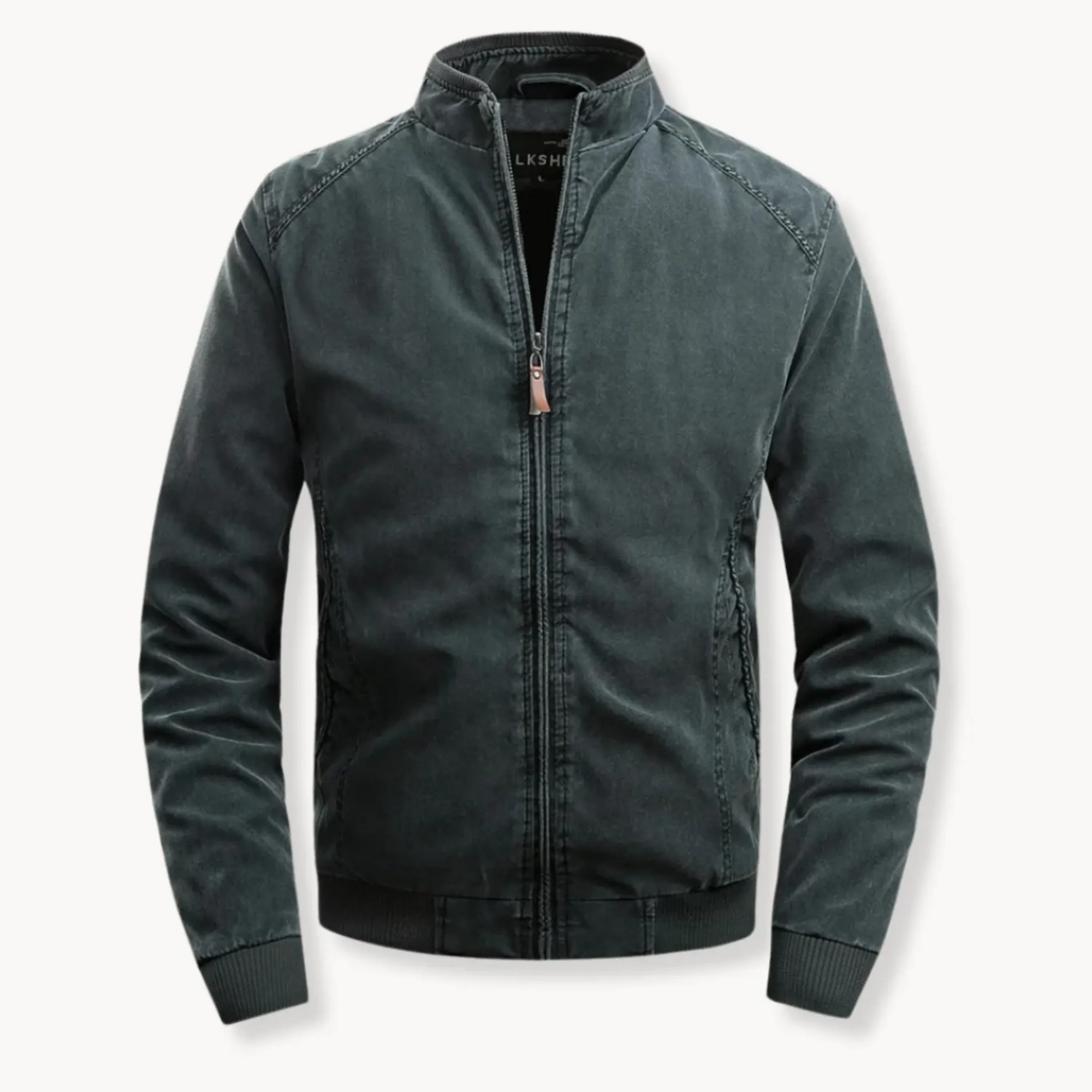 The Bordighera Veste légère en coton à fermeture éclair pour homme