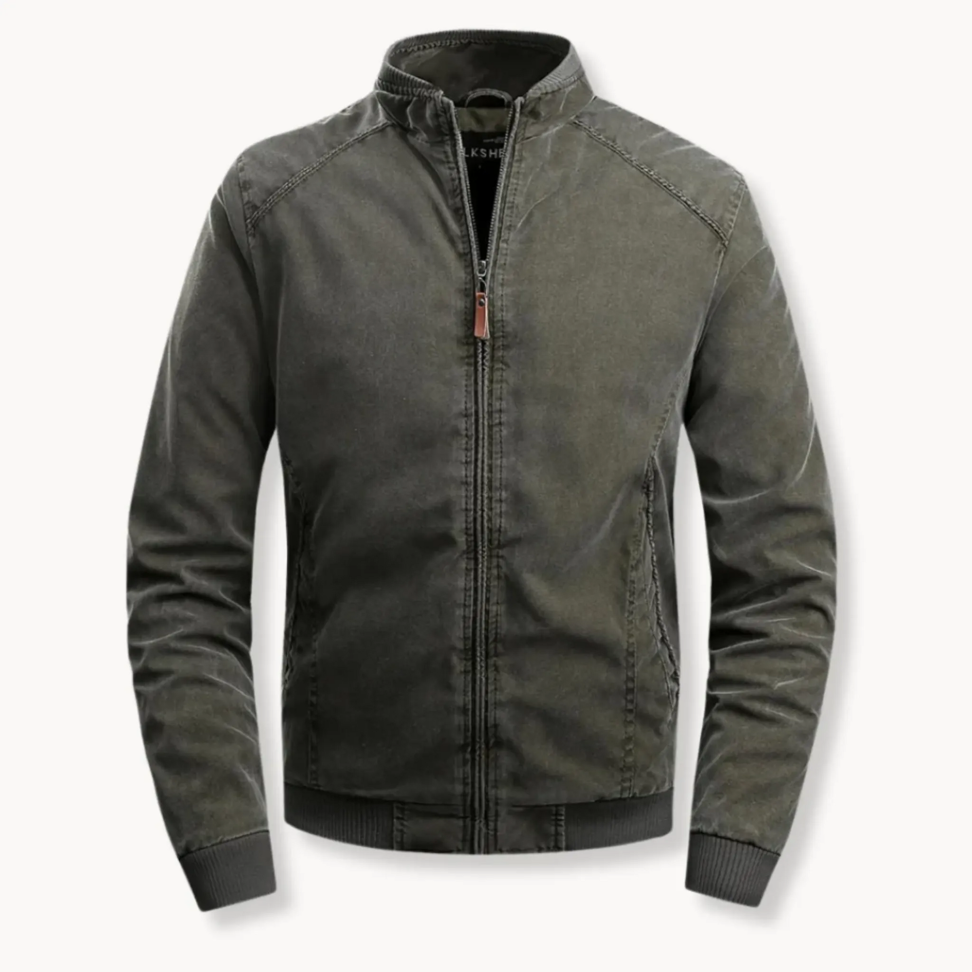 The Bordighera Veste légère en coton à fermeture éclair pour homme