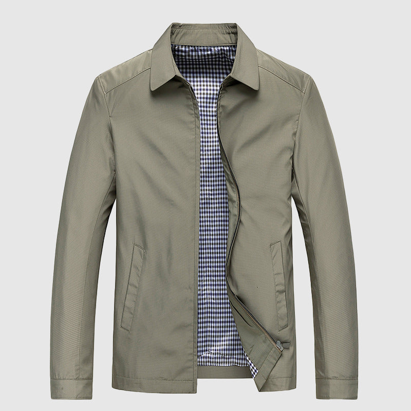 The Montepulciano Veste coupe-vent légère décontractée pour homme avec col montant élégant