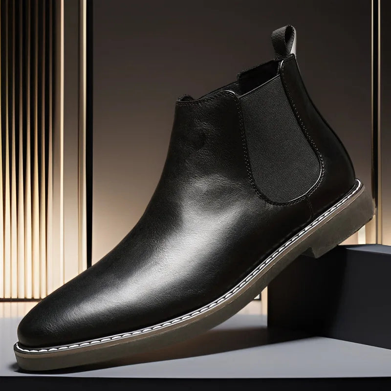 The Fort William Bottines Chelsea en cuir pour hommes, élégantes et confortables
