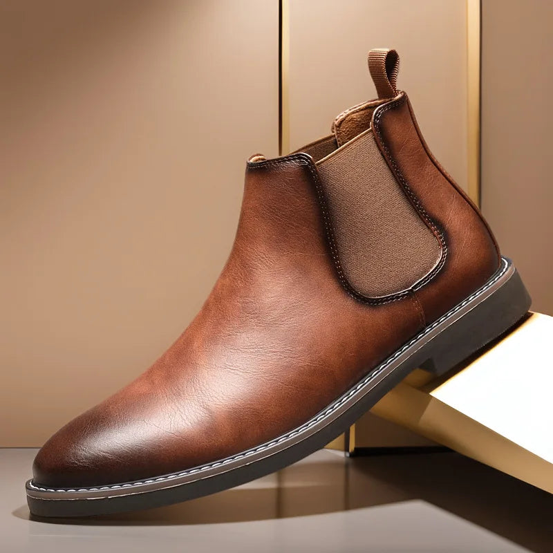 The Fort William Bottines Chelsea en cuir pour hommes, élégantes et confortables