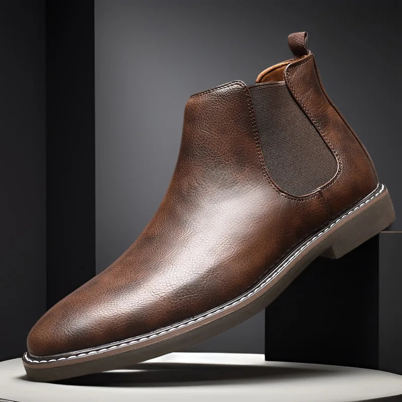 The Fort William Bottines Chelsea en cuir pour hommes, élégantes et confortables