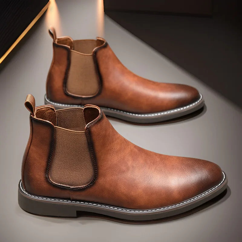 The Fort William Bottines Chelsea en cuir pour hommes, élégantes et confortables