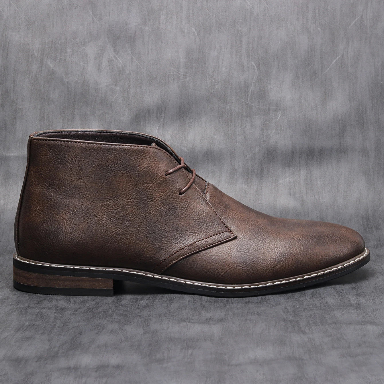 The Crosby Bottines en cuir à lacets pour hommes, style streetwear