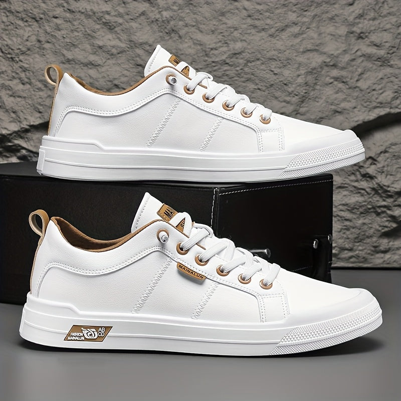 The Surrey Baskets en cuir décontractées pour homme – Baskets légères à lacets