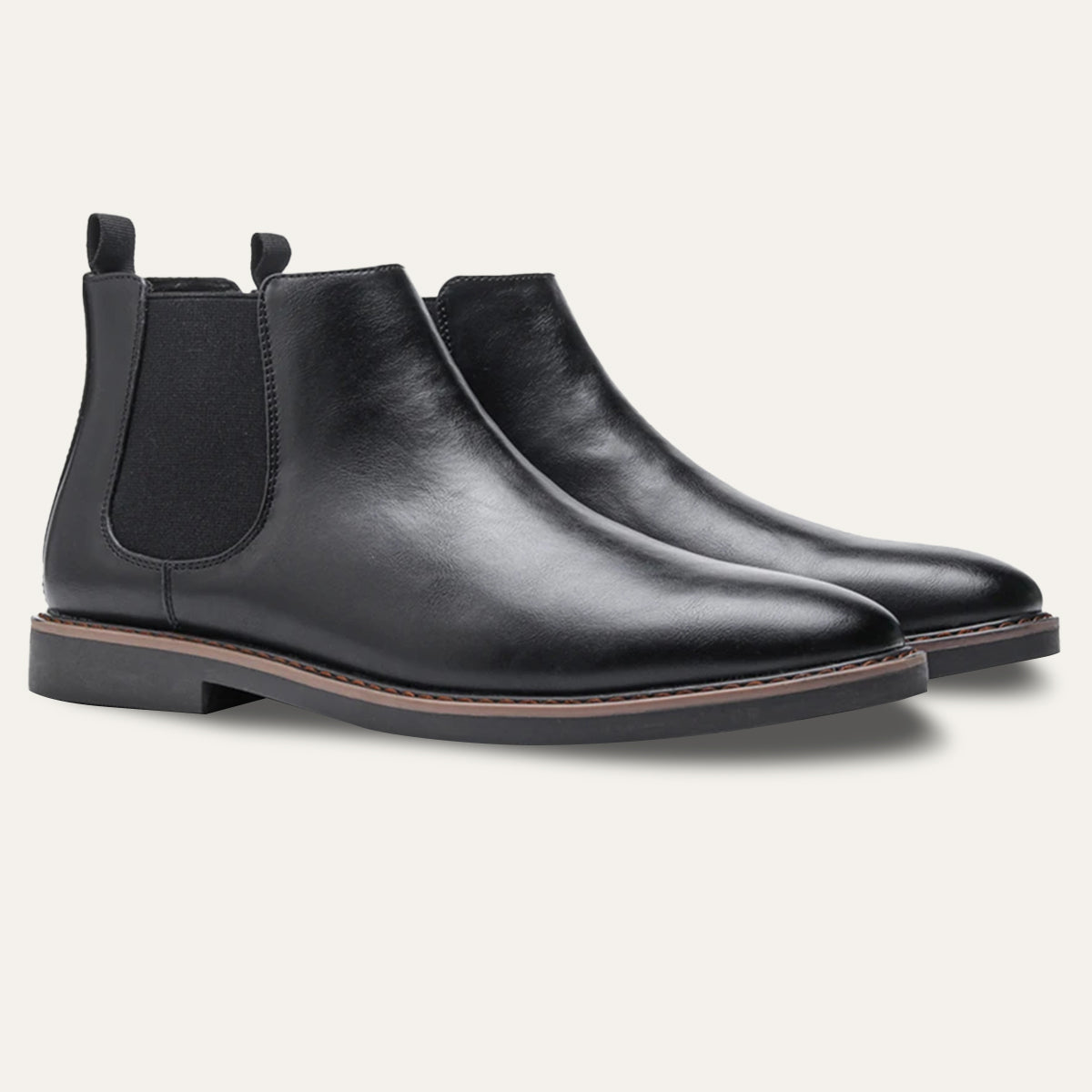 The Staffordshire Bottines Chelsea classiques en cuir pour hommes