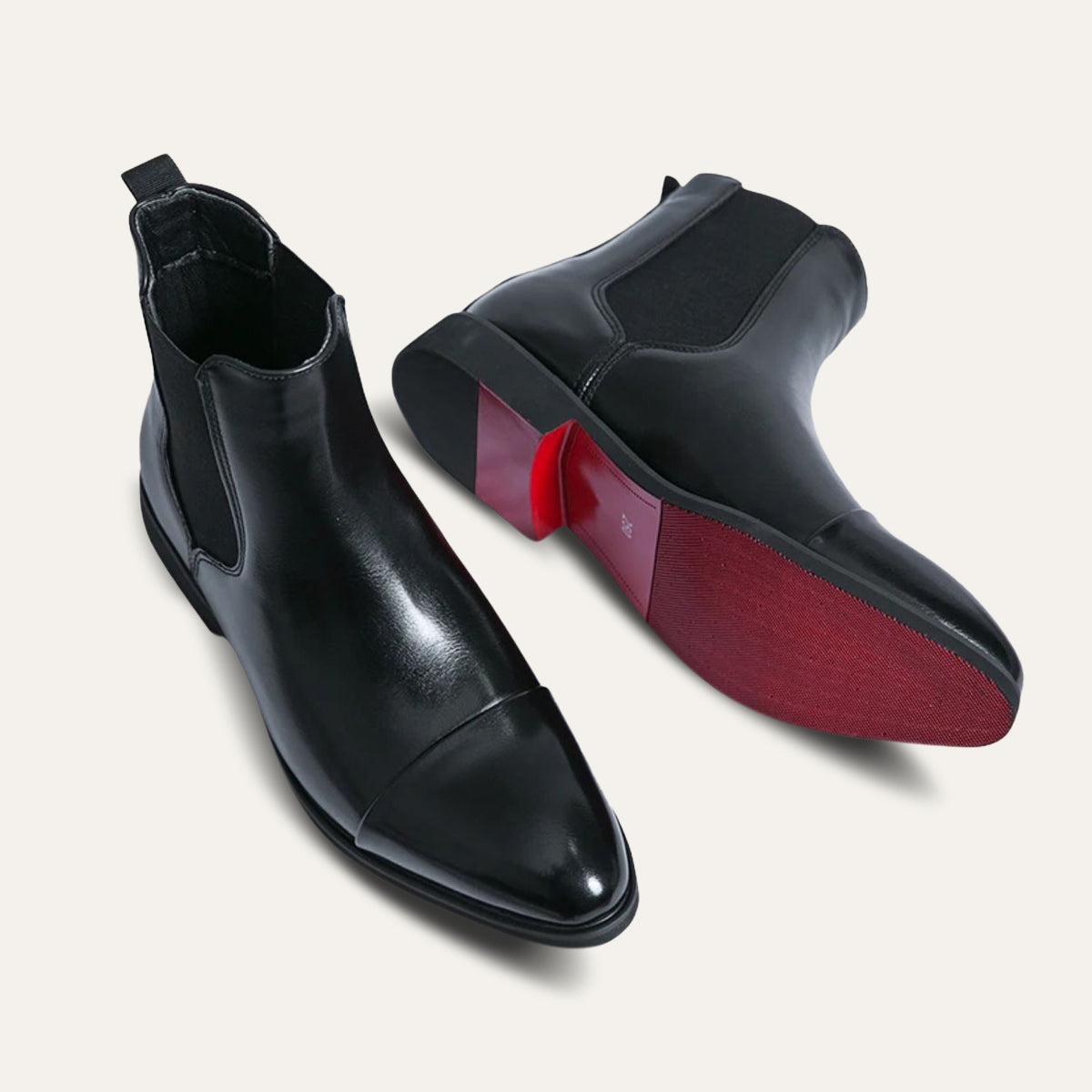 The Savile Bottes Chelsea en cuir pour homme