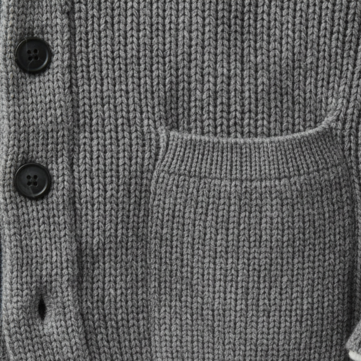 The Nardò Cardigan à col châle en maille épaisse pour homme – Tricot classique à boutons