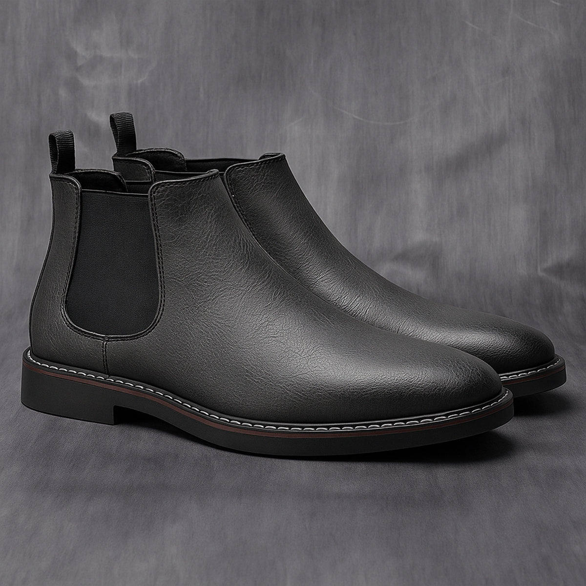 The Staffordshire Bottines Chelsea classiques en cuir pour hommes